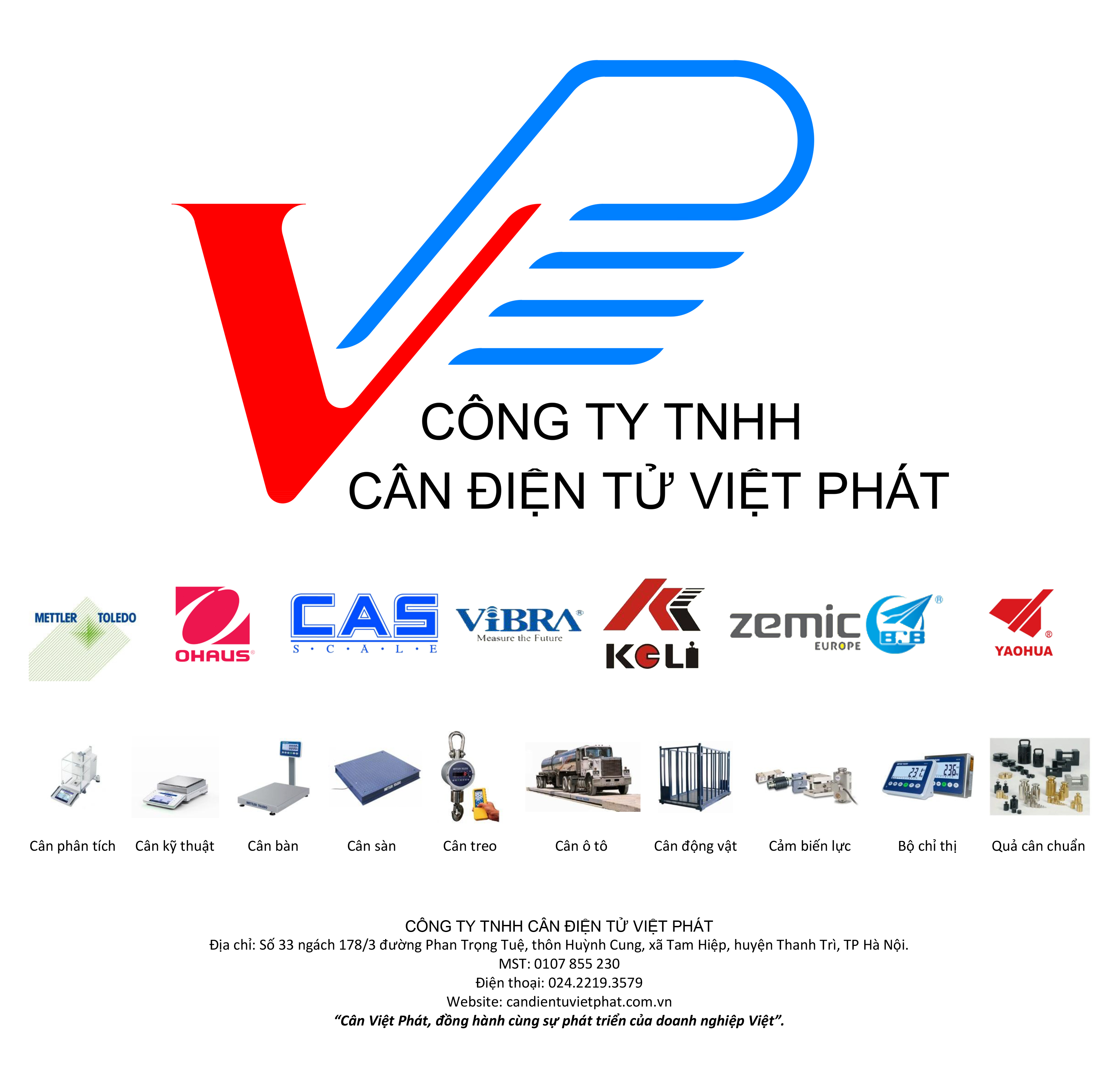 Công ty TNHH cân điện tử Việt Phát